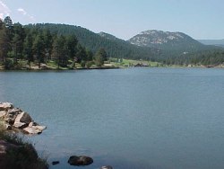 evergreen lake, Colorado