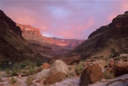Grand Canyon Sunset on an OU rafting trip
