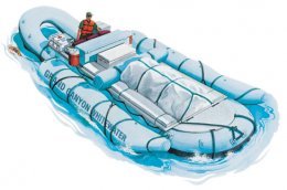Grand Canyon Whitewater motorized raft rendition.