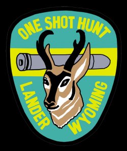 One Shot Antelope Hunt Badge