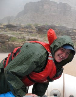 Rain in the Grand Canyon