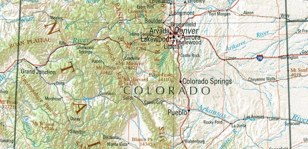 Detailed Colorado Maps
