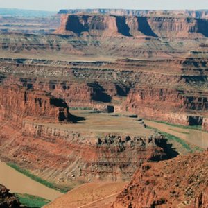 The Colorado River in the Grand Canyon.