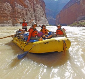 Canyon rafting