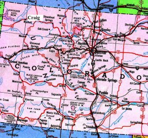 Map of Craig - Colorado