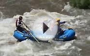 3 Rocks Arkansas River Colorado guide faceplant and swimmers