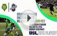 2015 USL Playoffs - Colorado Springs Switchbacks FC vs