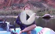 A trip down Colorado river. with the guide singing a song.
