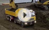 BIG RC Excavator Action! Caterpillar, Liebherr & Co