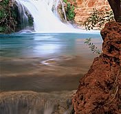Waterfall on the Grand Canyon